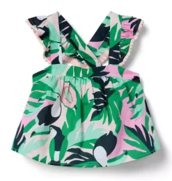 Toucan Flutter Sleeve Top