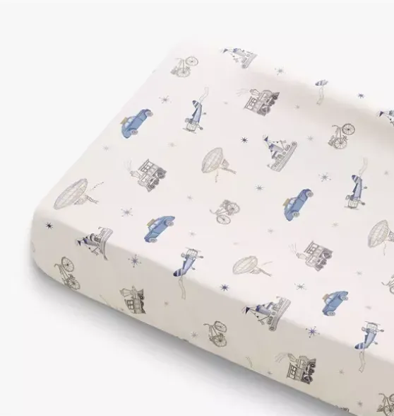 Transit Treasures Changing Pad Cover - Blue