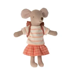 Tricycle Mouse, Big Sister - Coral