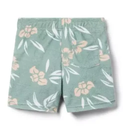 Tropical Floral Terry Short