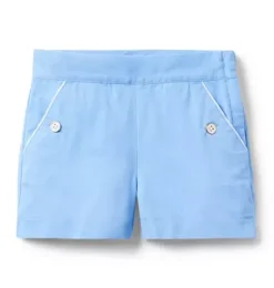 Twill Button Short