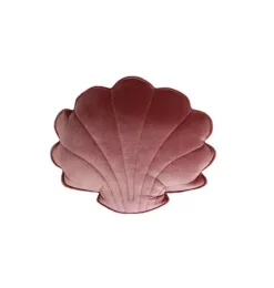 Velvet &ldquo;Cosmic Pearl&rdquo; Shell Pillow