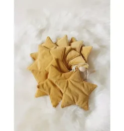 Velvet &ldquo;Honey Dust&rdquo; Garland with Stars