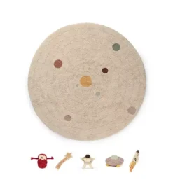 Washable Play Rug Solar System