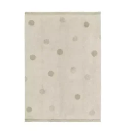 Washable Rug Hippy Dots Olive