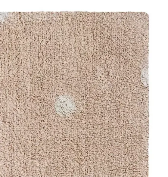 Washable Rug Mini Dot Rose