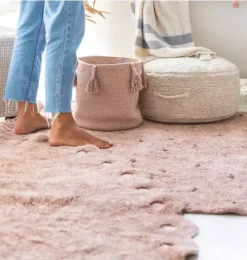 Washable Rug Pinecone Vintage Nude