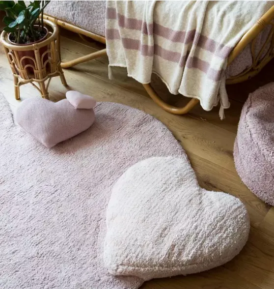 Washable Rug Puffy Love Nude