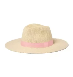Wide-Brim Straw Hat