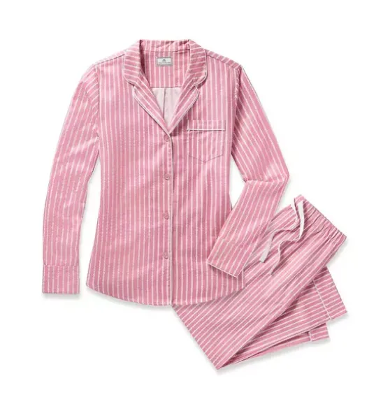 Women's Pajama Set in Love Lines