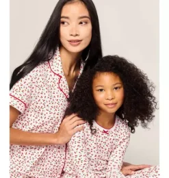 Women's Pima Short Pajama Set in Cherry Orchard