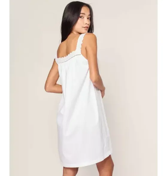 Women's Twill Esme Nightgown in White
