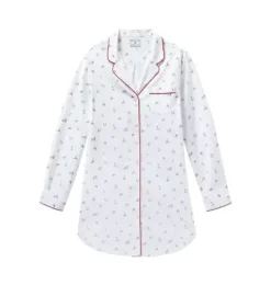 Women's Twill Nightshirt in Coastal Charms