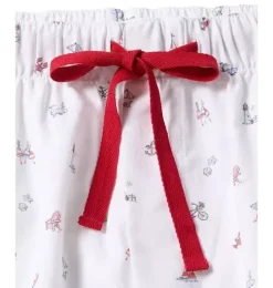 Women's Twill Pajama Set in Coastal Charms
