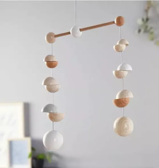 Wooden Mobile Dots