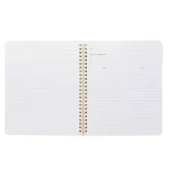 Work/Life Notebook, Grey Stripe