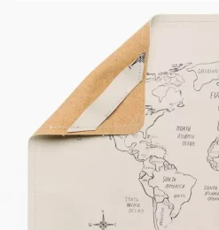 World Map Changing Mat
