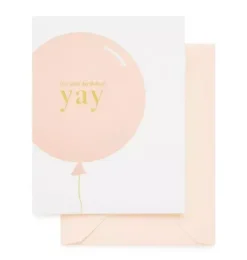 Yay Balloon Greeting Card